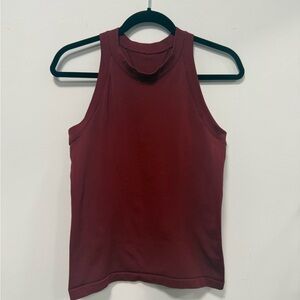 Athleta Renew Racerback Tank Red/Burgundy Medium EUC